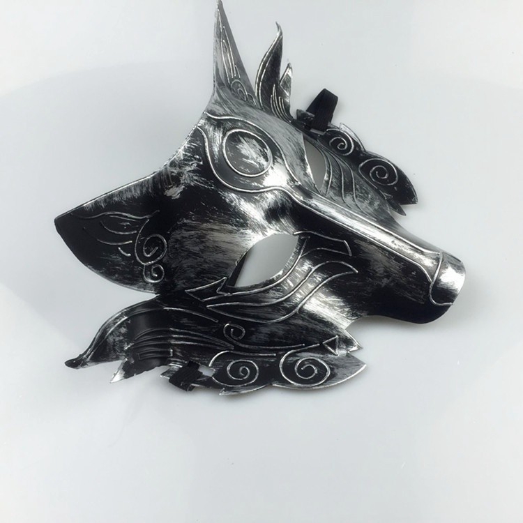 Mặt nạ hóa trang hình sói chất liệu dày dặn