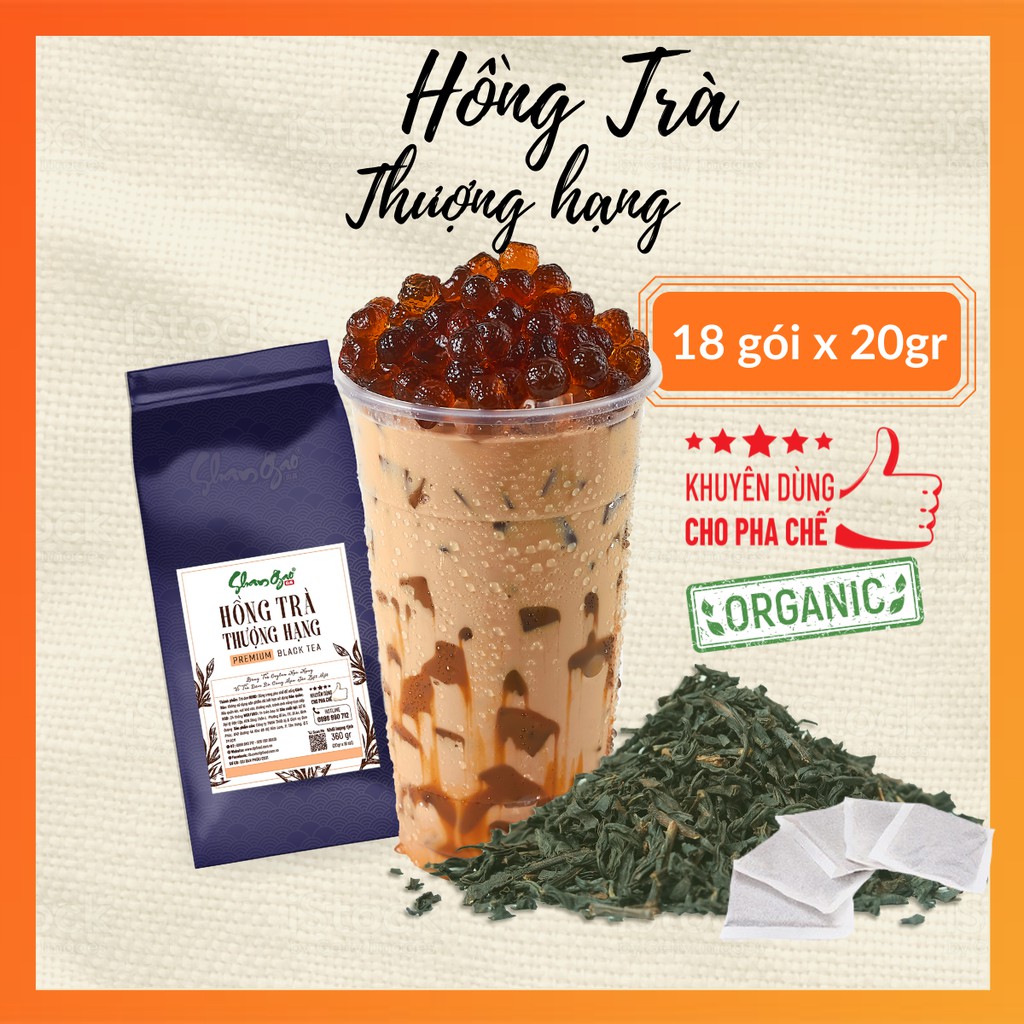 Hồng Trà Thượng Hạng Túi Lọc làm Trà sữa, trà trái cây, trà ủ lạnh cold brew Đài Loan - SHANGAO