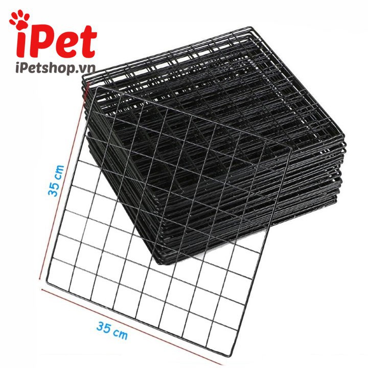 Kệ Tủ Lắp Ghép Lưới Sắt Đa Năng ( TẶNG KÈM CHỐT ) - Combo 3 Ô - iPet Shop