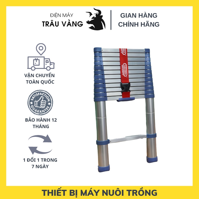 Thang nhôm rút đơn Oshima TD-38