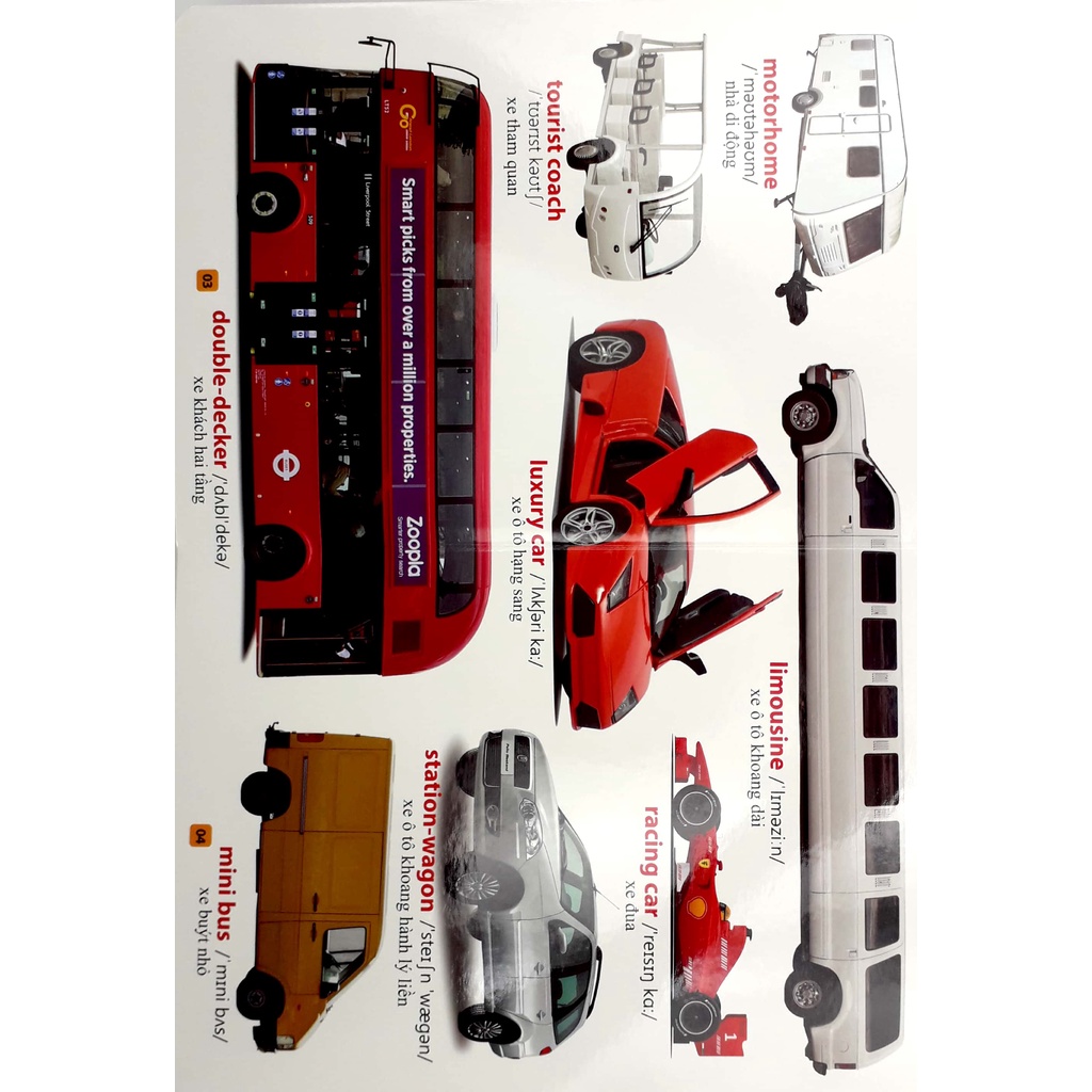 Sách - Từ điển bằng tranh - Phương tiện giao thông (tái bản)