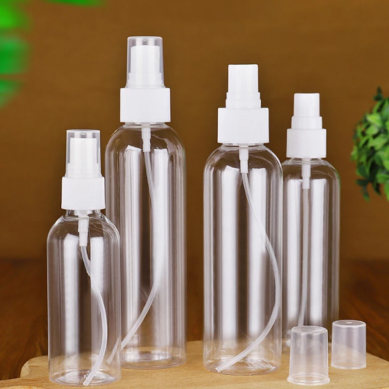 Chai Rỗng Trong Suốt Có Thể Bơm Đầy Lại Dùng Đựng Mỹ Phẩm Khi Đi Du Lịch