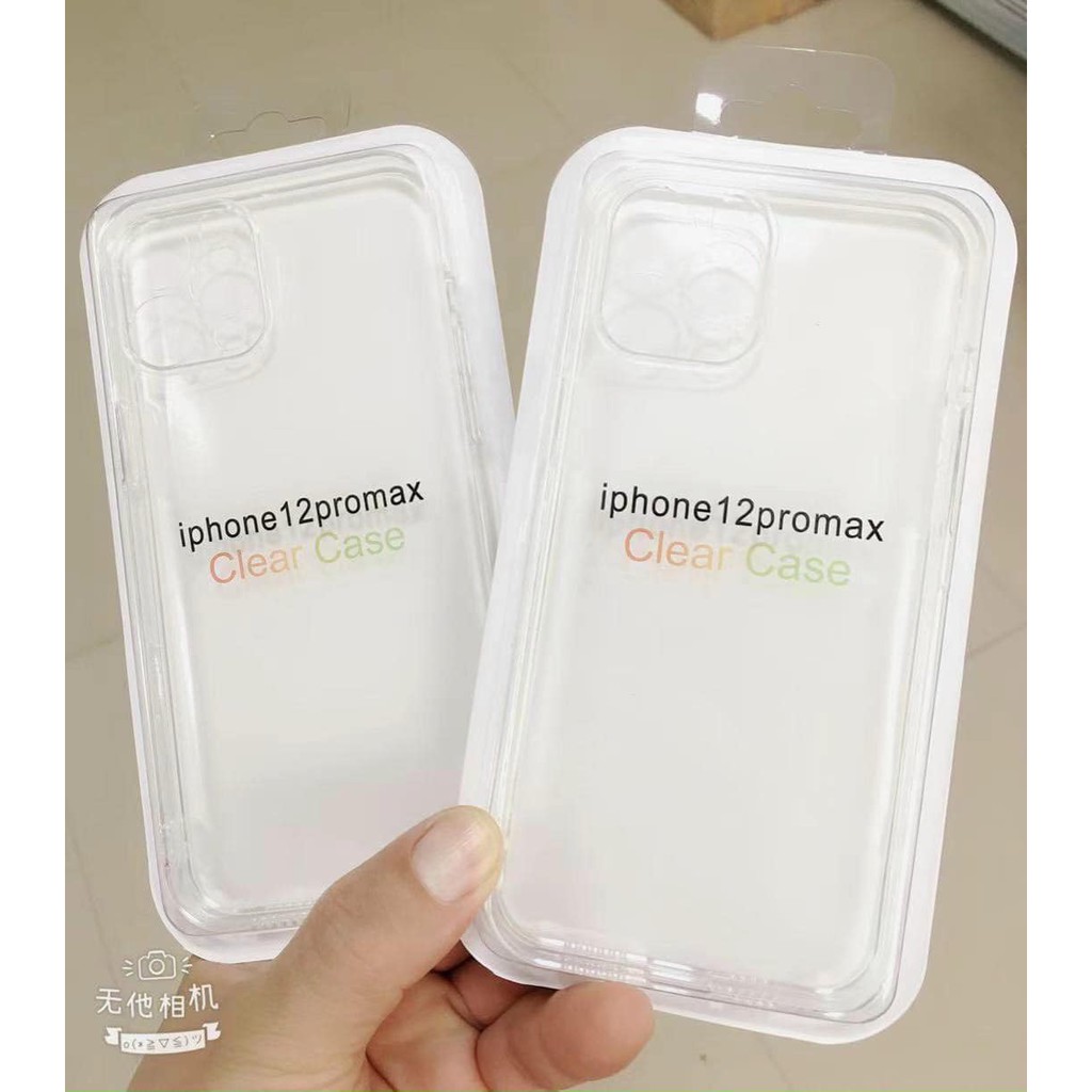 Ốp lưng silicon iPhone Clearcase dẻo, dày dặn, chống va đập cho iPhone XS/XSMax/11/11 Pro/11 Pro Max/12/12Pro/12Promax