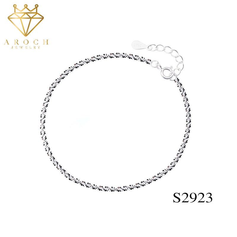 Vòng tay nữ bạc Ý s925 dạng chuỗi gió lạnh S2923 - AROCH Jewelry