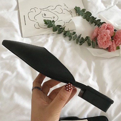 [Sale 3 Ngày] Dép sục nữ đẹp – SU01, dép sục mũi nhọn phù hợp đi làm và đi chơi (Đen, Nâu, Trắng)