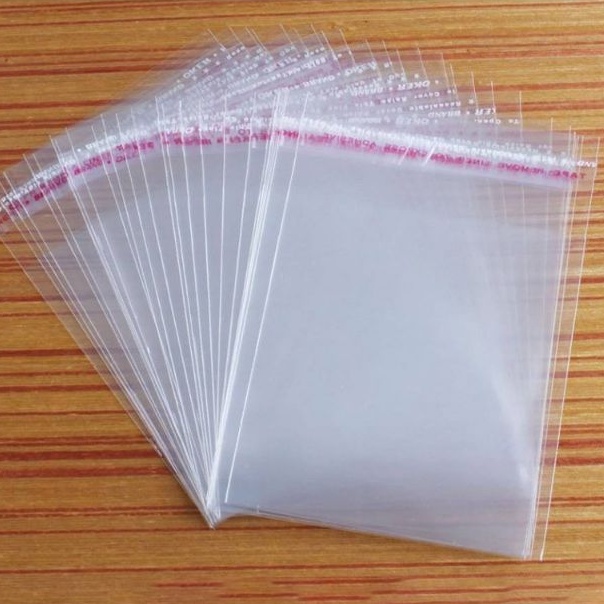 50 cái Túi dán miệng OPP trong túi băng keo hay còn gọi là túi bóng kiếng dán miệng