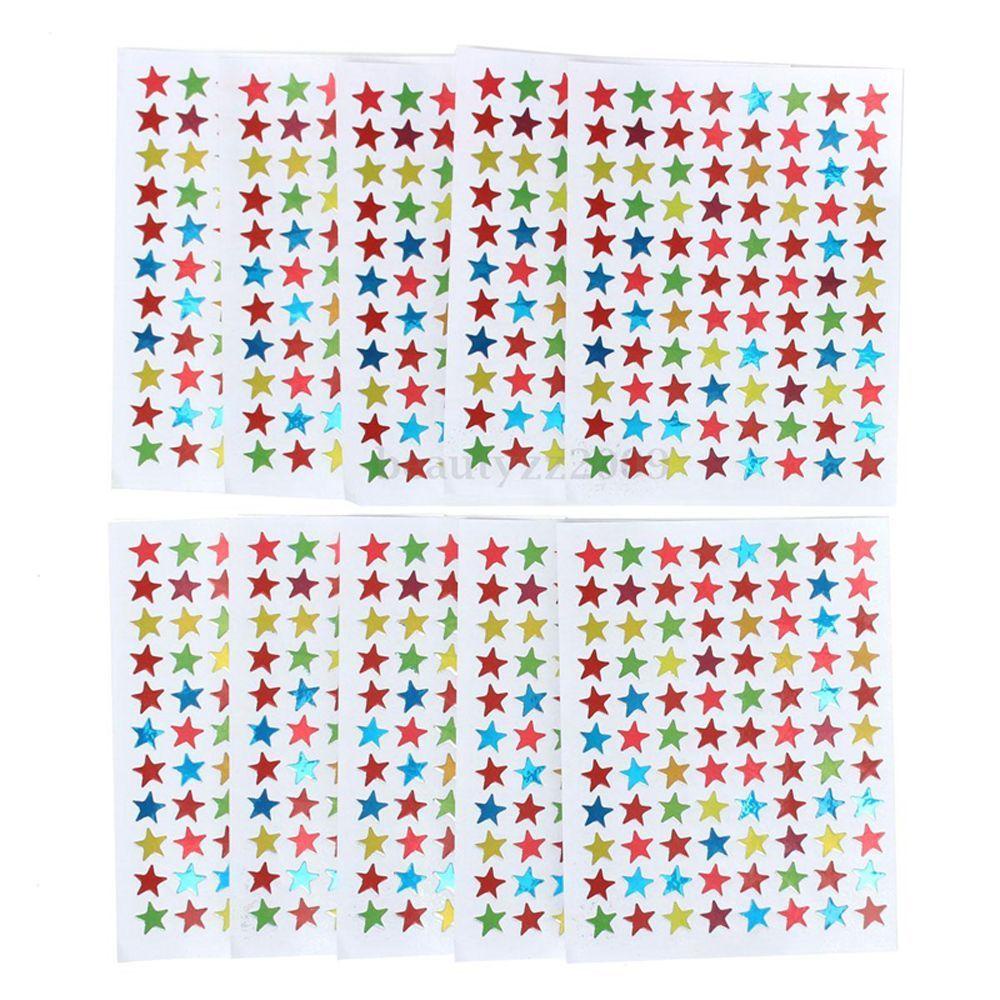 AUGUSTINE Nhãn Dán Hình Ngôi Sao Dành Cho Trẻ Em