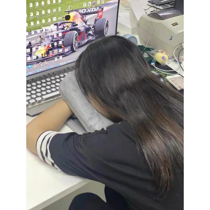 Gối Cổ Văn Phòng Chữ U, Kê Cổ Cao Su Non Công Thái Học Chống Đau Mõi Vai Gáy, Tựa Cổ Đi Máy Bay, Ô Tô, Du Lịch