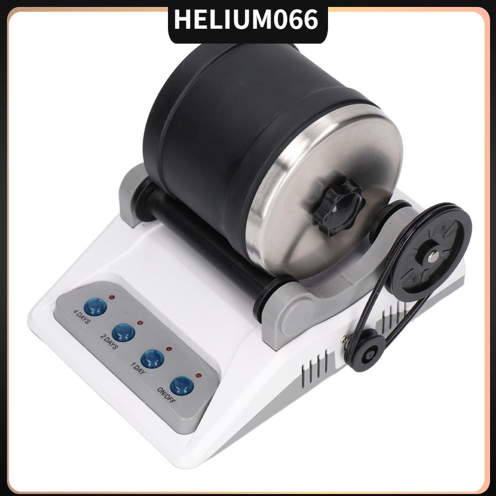 Rock Tumbler Kit Đồ chơi điện tự làm với Grits đánh bóng đá quý thô cho trẻ em người lớn 100‑240V Helium066