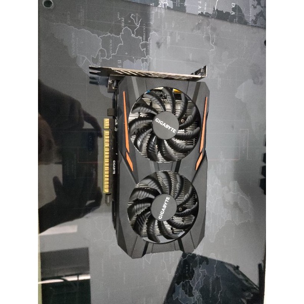 giga gtx 1050ti 4G 2 fan hàng đẹp chạy ổn định chiến game mượt