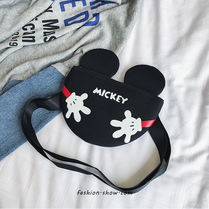 Túi đeo chéo hình chuột Mickey cho bé gái