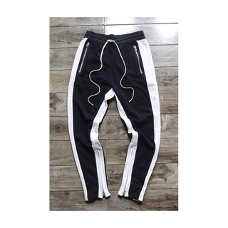 Track pants -Quần phối zip