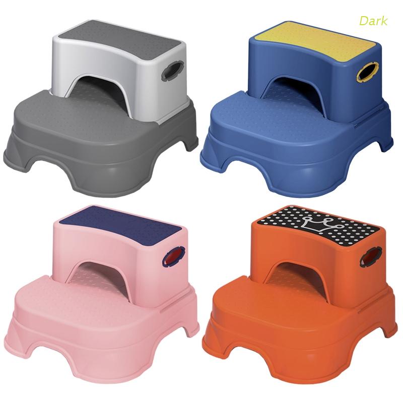Ghế bậc thang bước tập đi toilet 2 trong 1 có thể tháo rời an toàn tiện dụng cho bé