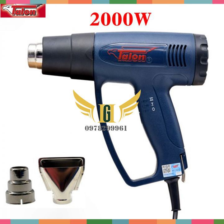 [ẢNH THẬT SHOP CHỤP ] Máy Khò Hơi Nóng Talon 2000w, Bảo Hành 3 Tháng Co Bọc Giỏ Quà Tết