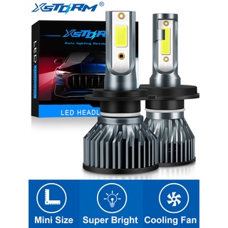 Set 2 Đèn Pha Led H1 H4 H7 H8 H11 9005 HB3 9006 HB4 9004 HB1 9007 HB5 H13 Led 15000LM 12V Dành Cho Ô Tô