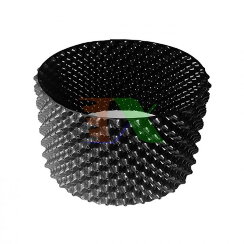 Bầu ươm cây công trình BLV-100, Chậu trồng cây có lỗ thoáng khí cao 100 cm dày 0.7 mm nhựa PET