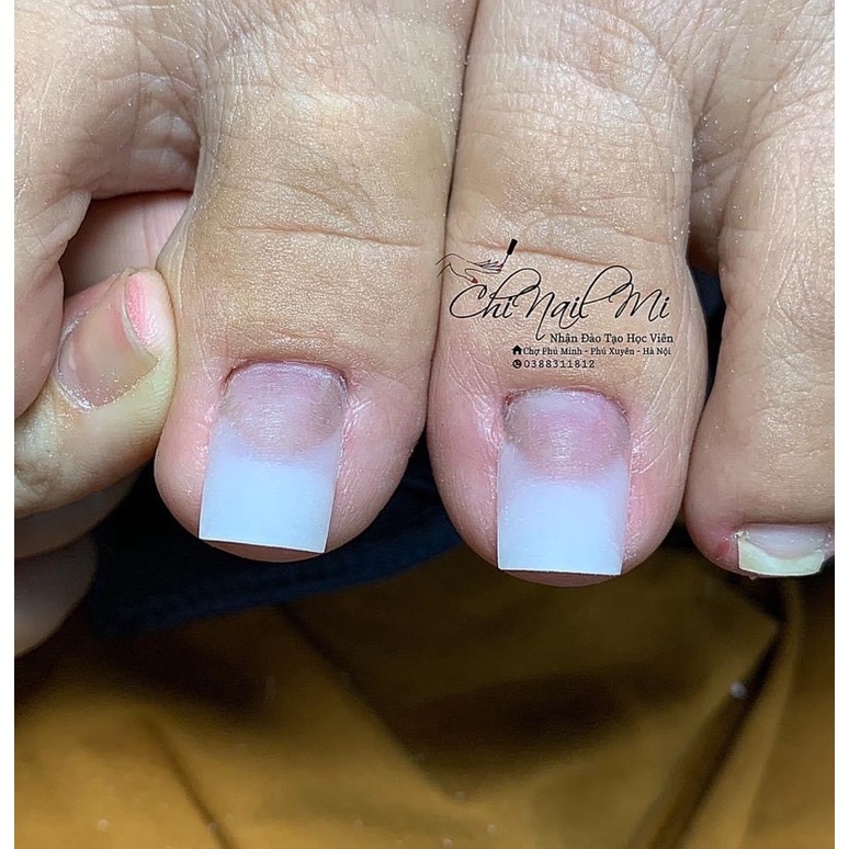 Móng nối chân hàn HSM 500 móng màu đục - trong