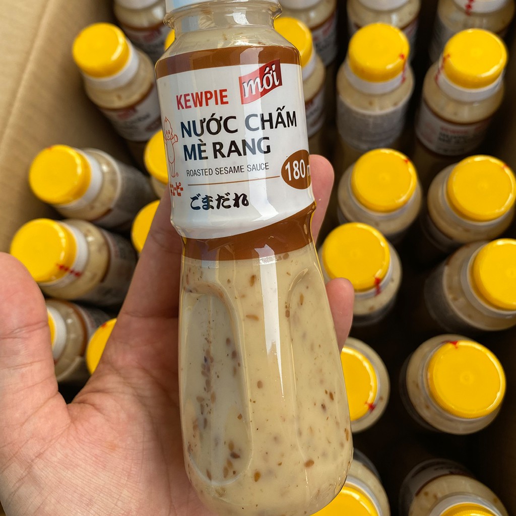 Nước sốt mè rang Kewpie chai 180ml - Ăn kèm với rong nho tươi và salad rau - Cam kết chính hãng | BigBuy360 - bigbuy360.vn