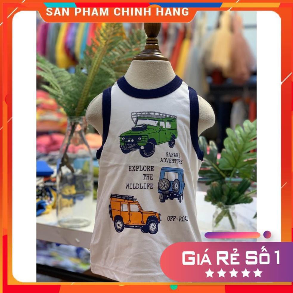 [GIÁ RẺ SỐ 1] Áo sát nách bạn trai PLACE 1-5T. Chất cotton mềm mịn, thoáng mát. Thương hiệu LITIBABY (Album 2)