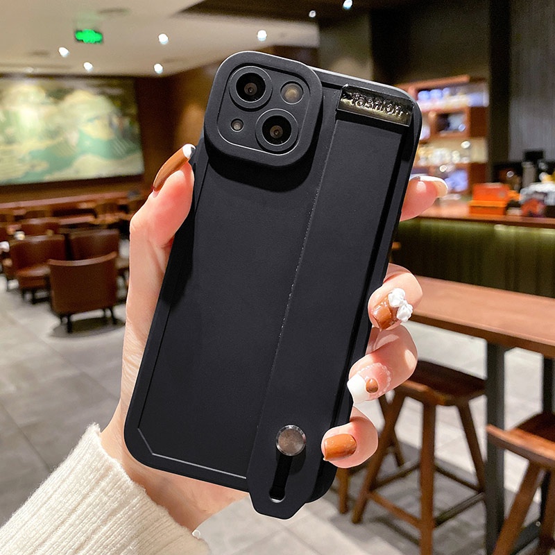 Ốp Điện Thoại Có Dây Gài Cho IPhone 11 12 13 Pro Max X XR XS Max 8 7 Plus SE