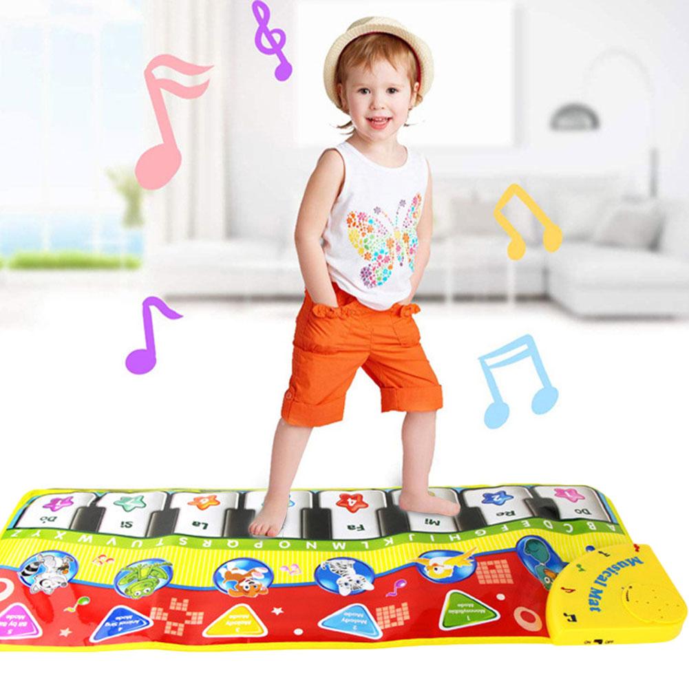 Baby English Musical Piano Music Carpet Baby Kids Play Mat Blanket Giáo dục Điện tử Đồ chơi Trẻ em Quà tặng