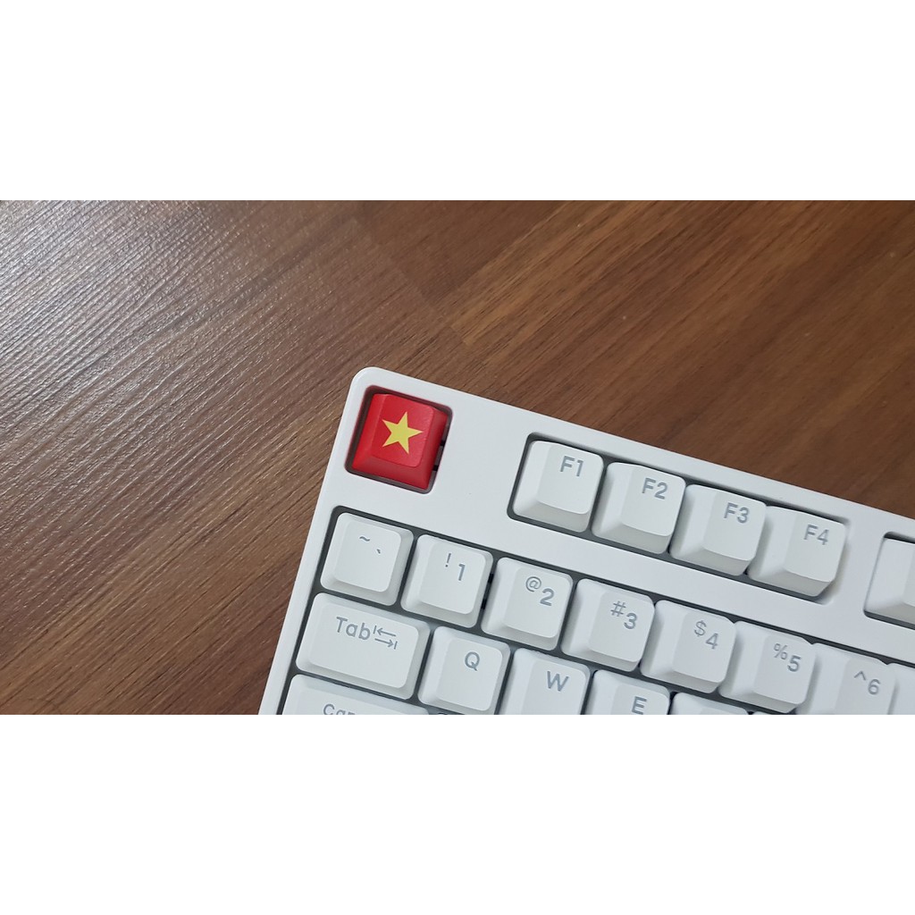 GIÁ RẺ - Keycap Esc + Enter + Spacebar cờ Việt Nam và cờ Đảng, chất liệu thick PBT in dye sub 5 mặt,cherry profile