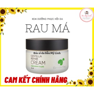 [HÀNG CÔNG TY]KEM DƯỠNG PHỤC HỒI DA  RAU MÁ GOODNDOC CENTELLA REPAIR CREAM