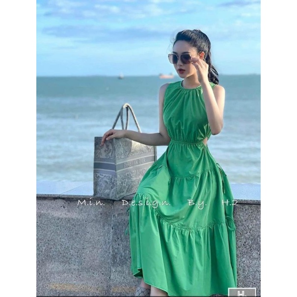 đầm thiết kế dáng dài