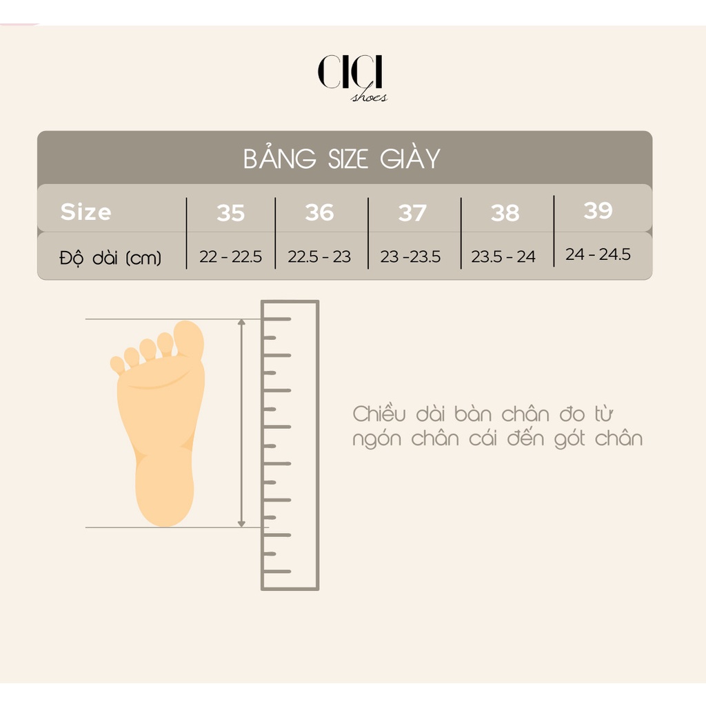 Giày cao gót CCS quai đá cổ rút GN 7p - CG983