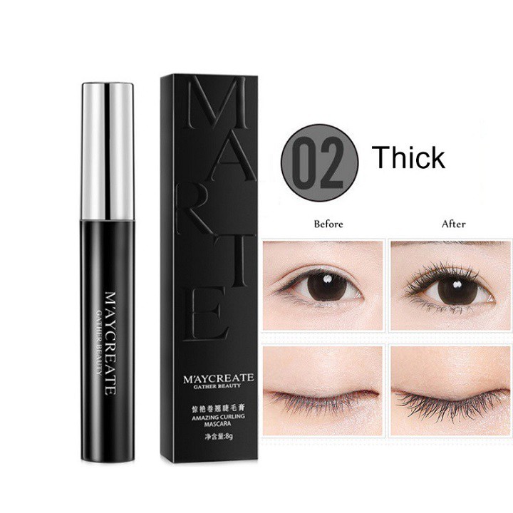 Mascara MAYCREATE làm dày và dài mi chuyên nghiệp | BigBuy360 - bigbuy360.vn