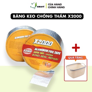 [BĂNG KEO KHỔ 5CM x DÀI 5M] Băng keo chống thấm X2000 chịu nhiệt tốt dán được trên mọi bề mặt