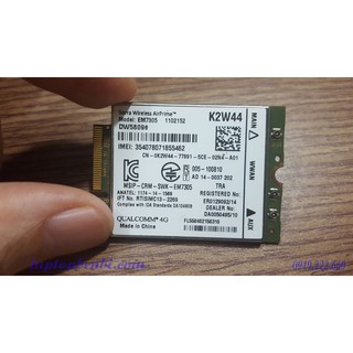 Card wwan 4G Dell DW5809e K2W44 hỗ trợ Dell E7250, E7350, E7450, E7550, E5250, E5450,E5550