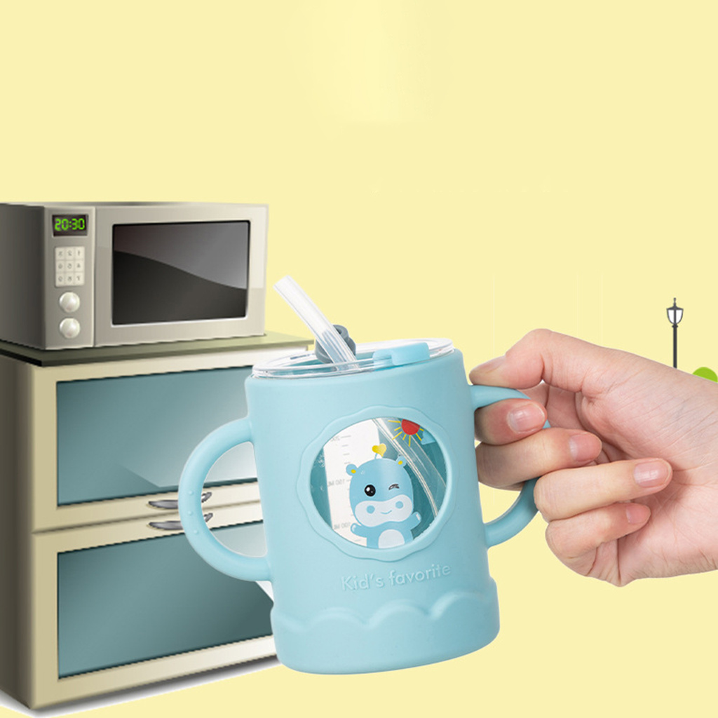 Ly sữa hình hoạt hình đáng yêu cho bé dung tích 250ml