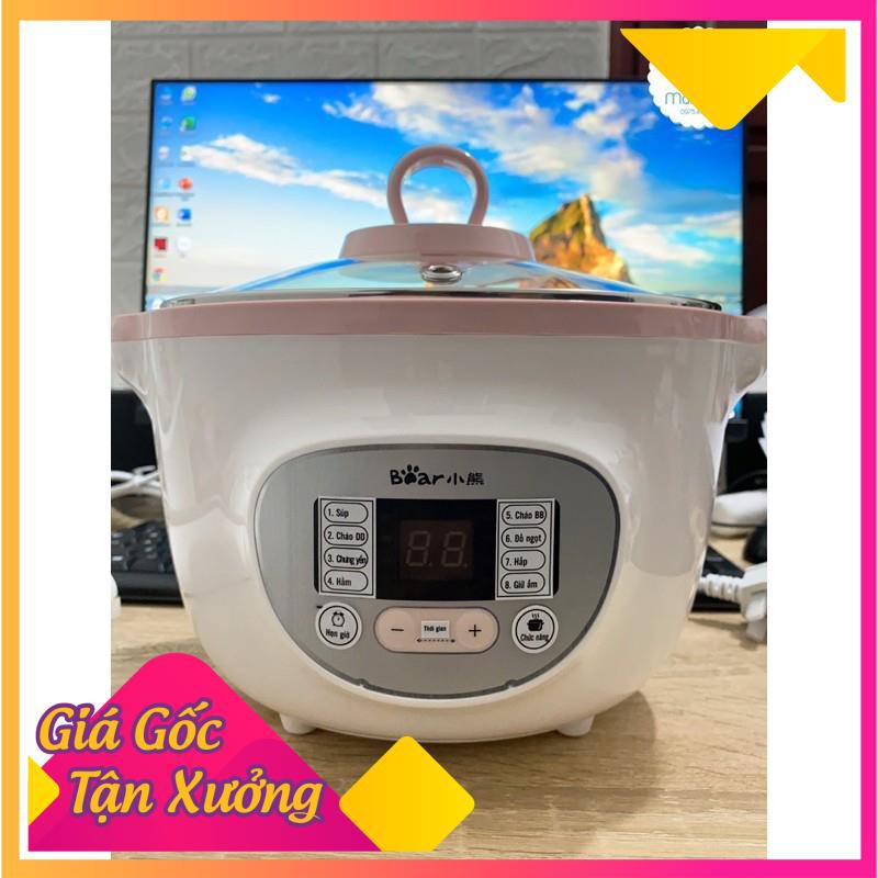 Decal dán Tiếng Việt bảng điều khiển nồi nấu cháo Bear 1,6L