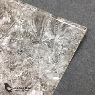 Decal đá hoa cương màu xám đen - giấy dán tường dán bàn tủ có sẵn keo ( khổ 1,2m )