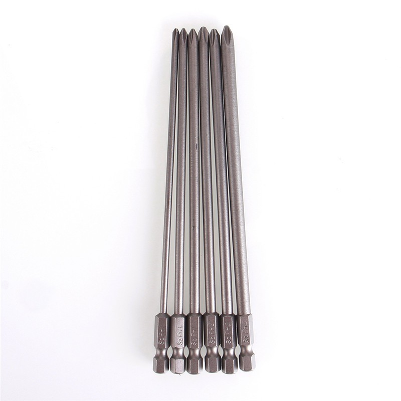 Bộ 6 Tua Vít Đầu Lục Giác Có Nam Châm 1 / 4 &amp;Apos; &amp;Apos; S2 150Mm