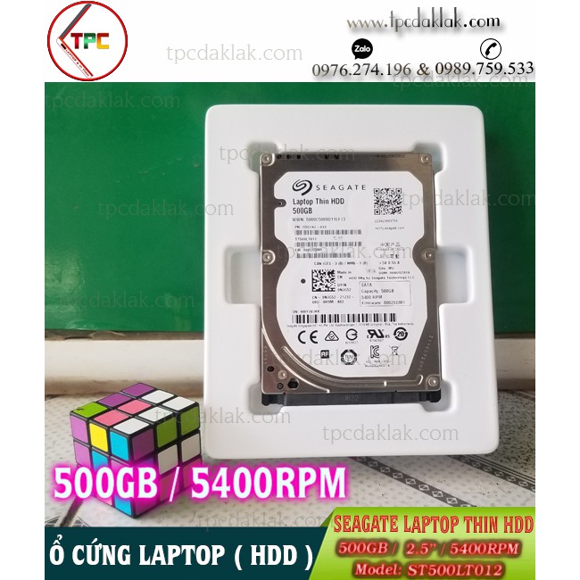 Ổ cứng Laptop - HDD Seagate 500GB 2.5" Sata 3 5400RPM ST500LT012 | HDD 2.5" 500GB