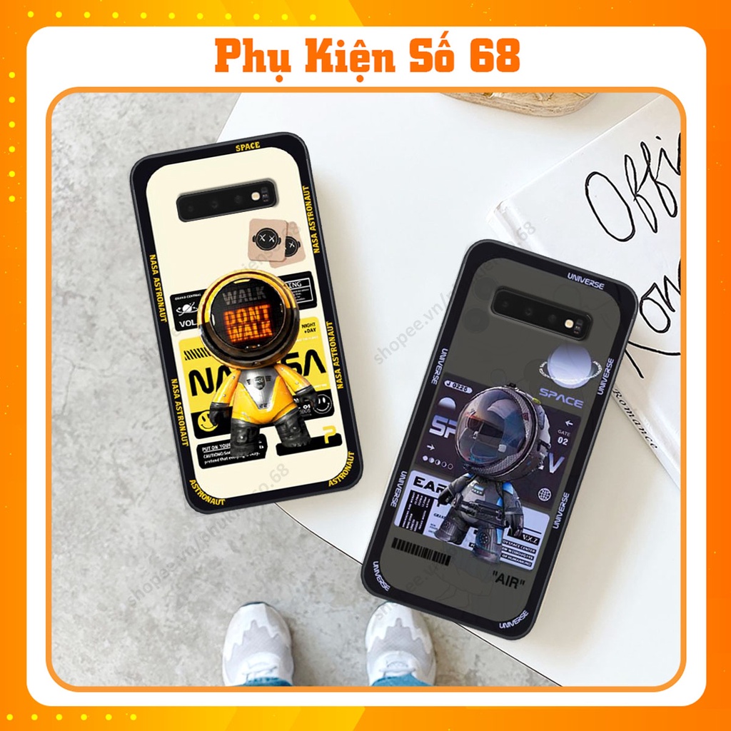 Ốp lưng Samsung S10 Lite hình người máy, robot nasa đáng yêu dễ thương