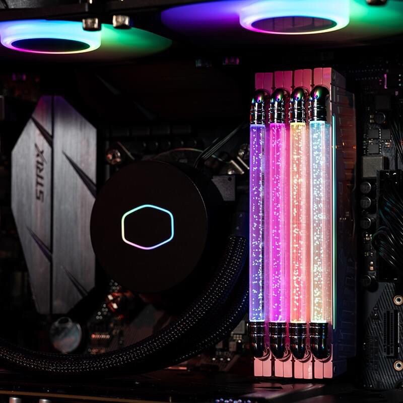 Ram máy tính ddr4 16gb 3200 RGB Asgard màu trắng tản nhiệt nước