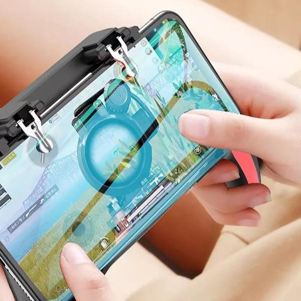 Tay Cầm Chơi Game Có Quạt Tản Nhiệt L1 R1 Pubg H10 Xiaomi Iphone