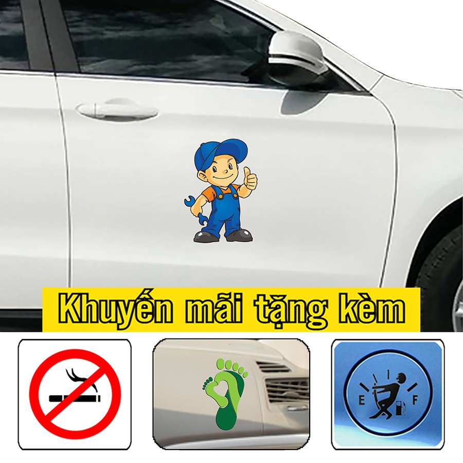 Sticker dán xe bán tải, tem trang trí xe bán tải họa tiết bắt mắt