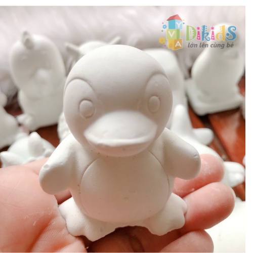 Tượng thạch cao,tô màu cho bé, 20 tượng + 12 màu + 2 cọ và khay pha màu - DIKIDS STORE
