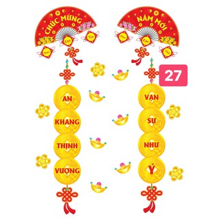 Decal trang trí tết MS 25-27