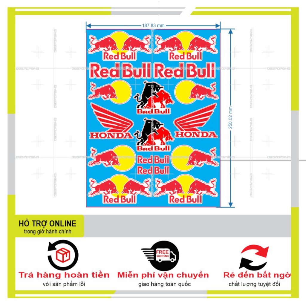 LOGO STICKER DÁN XE MÁY BÒ CỤNG - DUNG DECAL