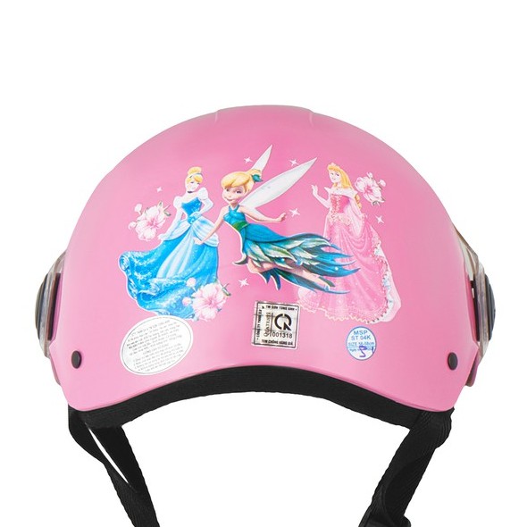 Mũ bảo hiểm trẻ em AMBY HELMET chính hãng, có kính ngắn cho bé 4 đến 6 tuổi, bảo hành 12 tháng