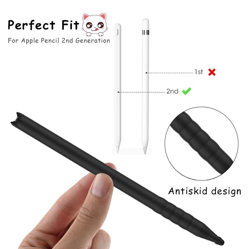 Vỏ bọc silicon mềm dễ thương thời trang cho bút cảm ứng Apple Pencil thế hệ 2