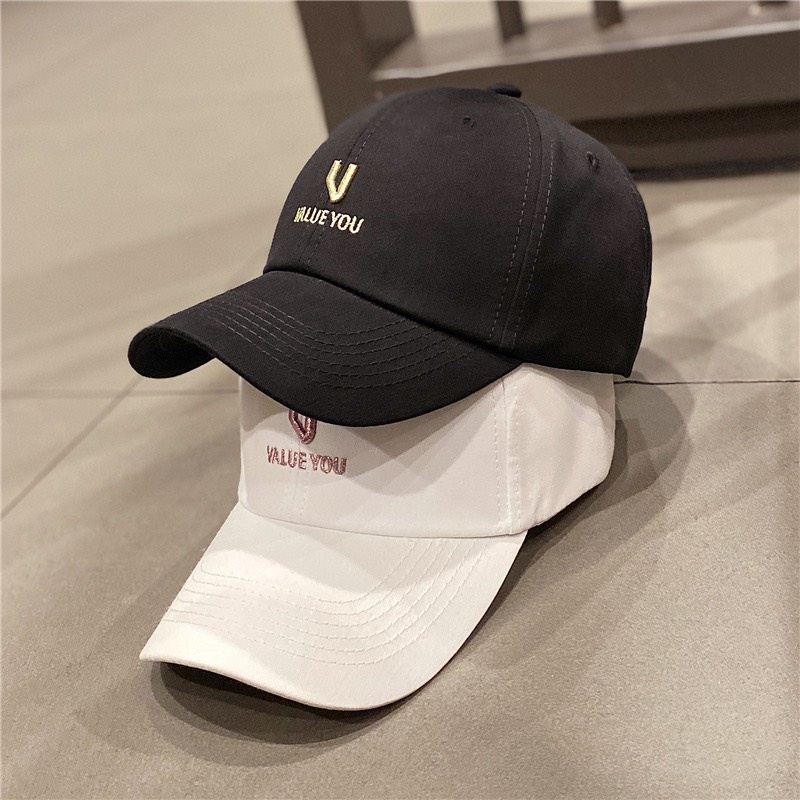 Mũ Lưỡi Trai Nón Kết Nhung Unisex Nam nữ Cao Cấp Thêu Chữ Value Phong Cách Cool Ngầu - Hata24h