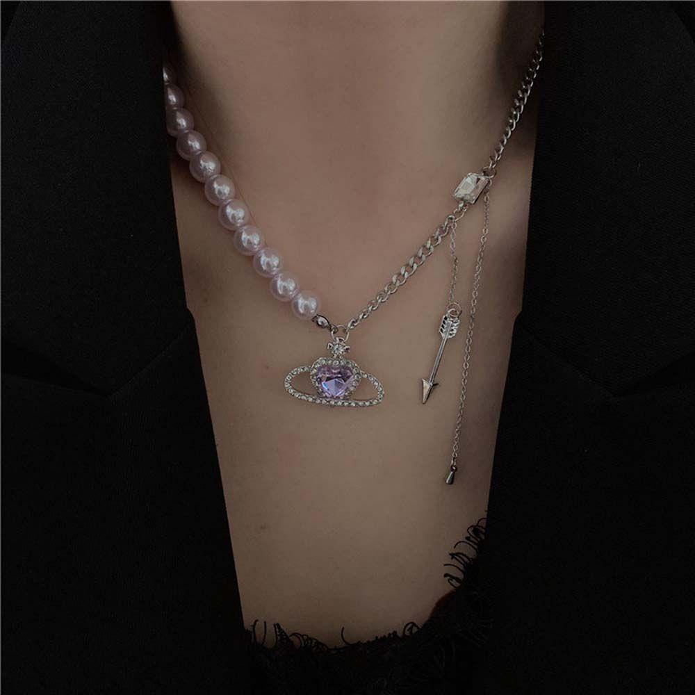 Dây Chuyền Mặt Hình Trái Tim Sang Trọng|Vòng Cổ Choker Thời Trang Cá Tính Cho Nữ