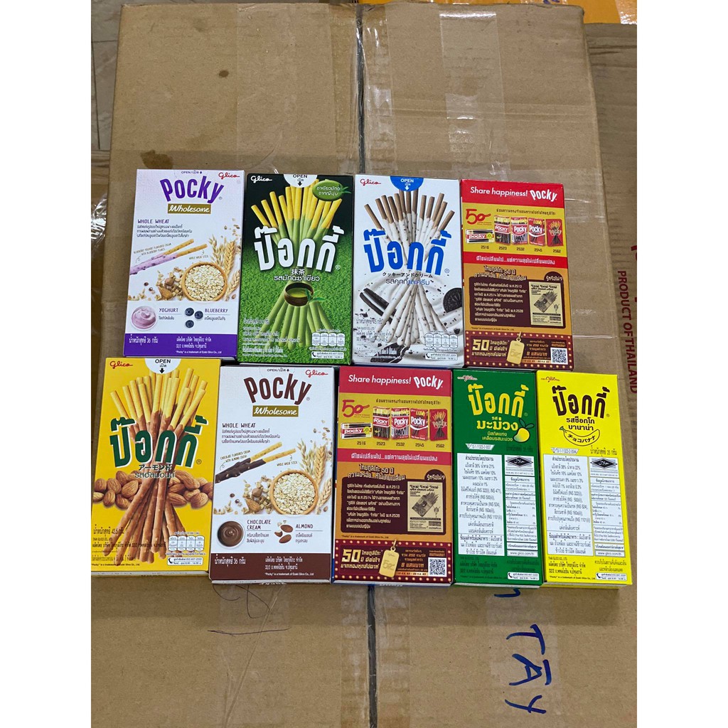 Bánh Pocky Thái Lan các vị ngon 15k-18k/ hộp