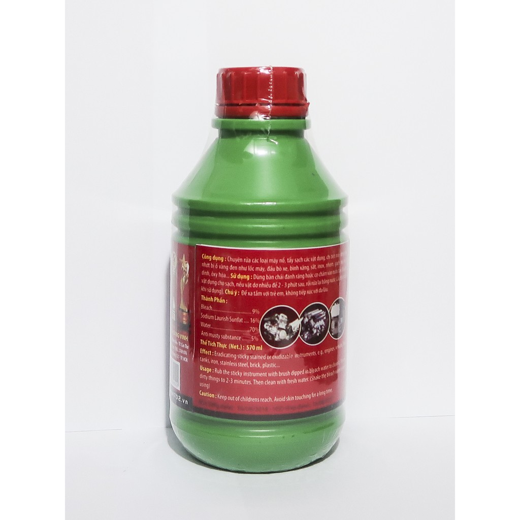 Nước tẩy lốc máy, siêu trắng, tẩy cực mạnh 702